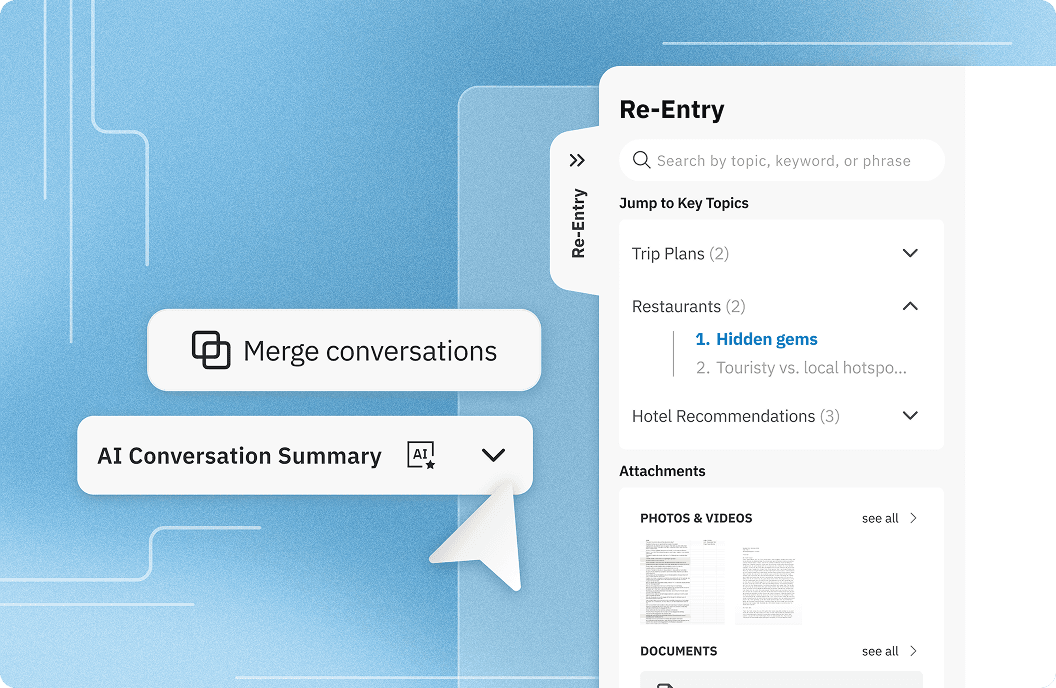 UI for AI project preview
