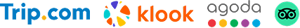 Trip.com, Klook, Agoda, Tripadvisor